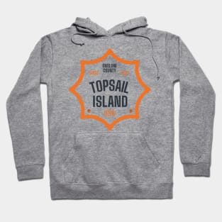 Topsail Island, NC Summertime Vacationing Sun Signs Hoodie